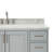 55 " W Freestanding Standard Free Standing 1 Single Vanity Bathroom Vanity With Carrara Marble Top-138338548-138338547-93359456