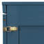 Grand lit escamotable mural avec tiroir et un ensemble de prises et de ports USB, bleu marine-131105440
