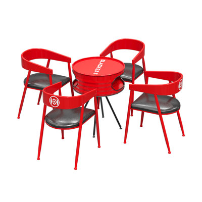 Ensemble de salle à manger rond 23,3 po Lukshya