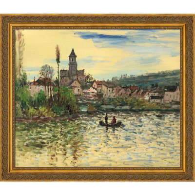 "La seine à Vetheuil", reproduction d'art sur toile