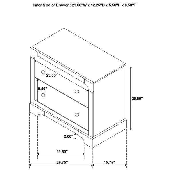 Dimensions du produit
