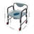 Rolling Commode Chair With Locking Wheels Heavy-Duty Toilet Chair For Home, Bedroom & Care Use