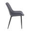 Grey Retro Bucket Style Dining Chair 