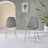 31.5" W Round Marble Effect Dining Set with Faux Leather Chairs-1350634628-1389758703