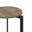 Round Side Table, Round Accent Table, End Table With Metal Frame