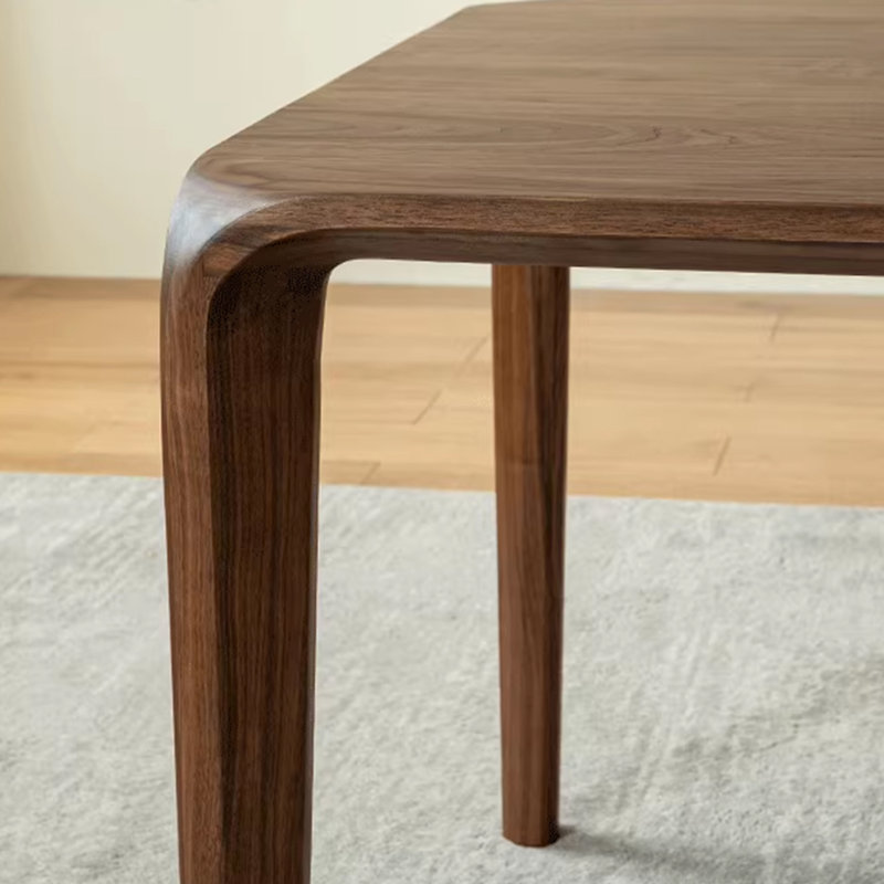 Walnut Solid Wood Dining Table, 31.49" W x 62.99" L