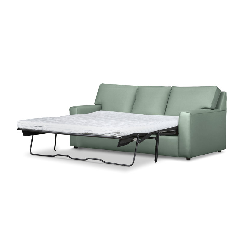 Yosef 82.5" Upholstered Sleeper Sofa, Bayou Spray Canvas