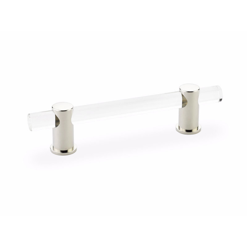 Poignée d'armoire Schaub Lumiere, 4", Nickel poli