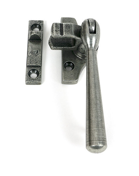 Newbury Night-Vent Locking Fastener (Steel Window), Pewter Patina