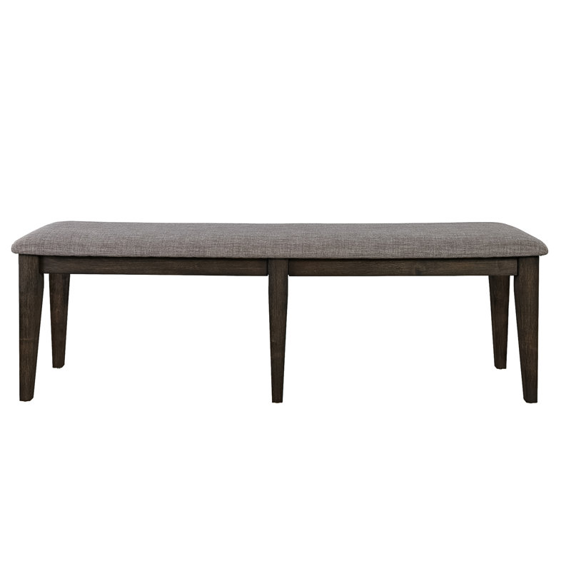 Banc rembourré en lin Reber
