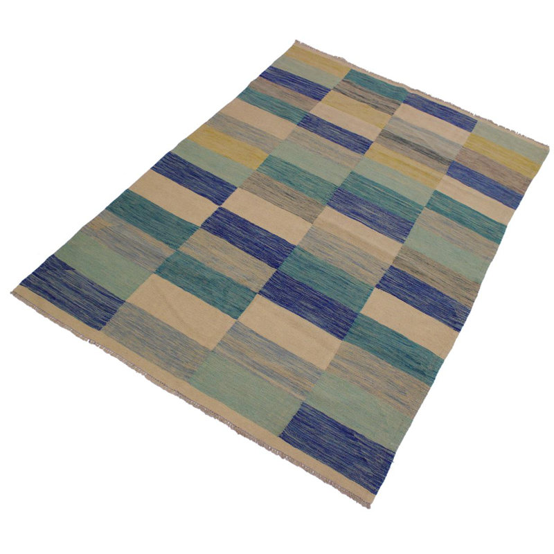 Leming Wool Geometric Indoor Rug