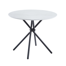 Mose 90" Fixed Table Manufactured Wood Iron Four Leg Dining Table
