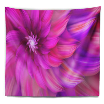 Tapisserie florale florale rose