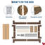 Base de lit en bois pour matelas, lit plateforme de ferme avec lattes renforcées et support central, aucun sommier requis-616133421