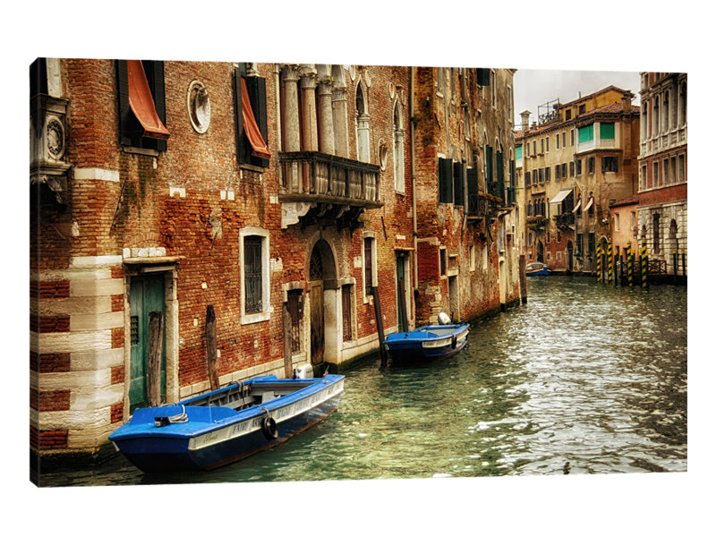 "docked" par dano, reproduction de photo sur toile tendue, H 16 po x l 24 po x P 1,5 po