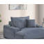 Chaise longue moderne avec 2 porte-gobelets