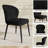46'' Round Dining Table Set with 32.7"H 4 Chairs, Modern Round Kitchen Table and Chairs Set, Space-Saving Solid Frame Dining Room Furniture, Easy Assembly for Home Kitchen Apartment-113244560