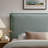 Bentleyville Striped Linen Blend Twin Size Headboard In Spa Blue Stripe-166643660-166643661
