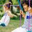 Plum Play Metal Double Swing Set