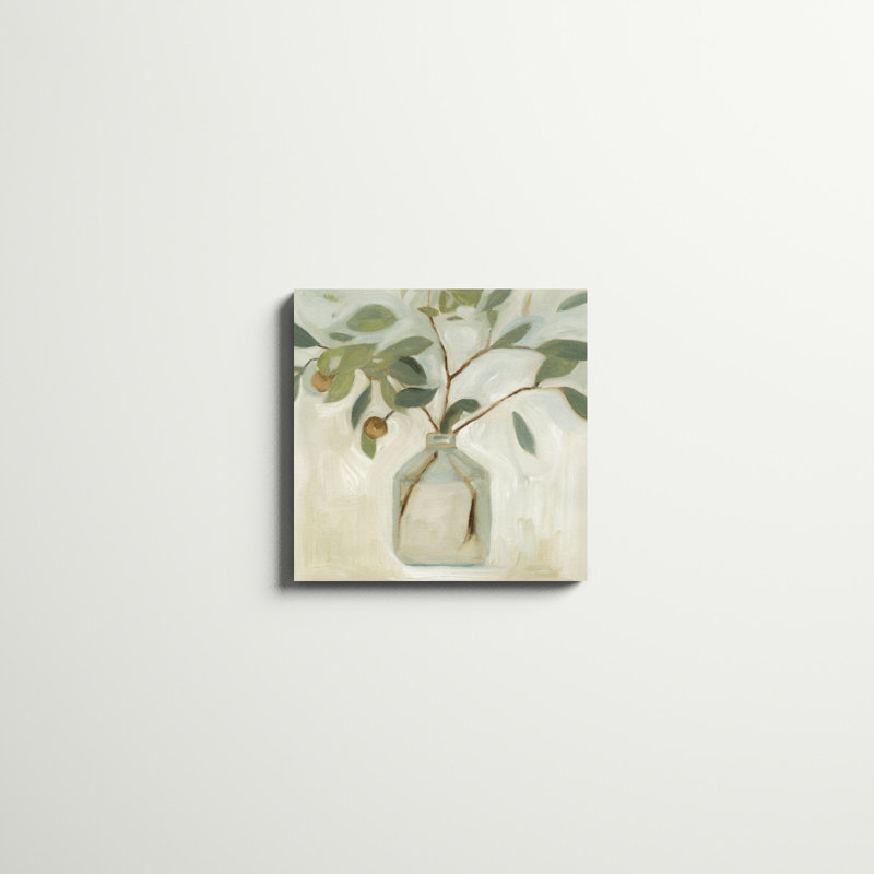 " Neutral Arrangement I " by Emma Scarvey, Wrapped Canvas, 20" H x 20" W, No Frame
