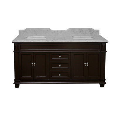 Ensa 72'' Double Bathroom Vanity with Top
