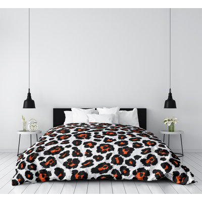 Polyester Animal Print Duvet Cover