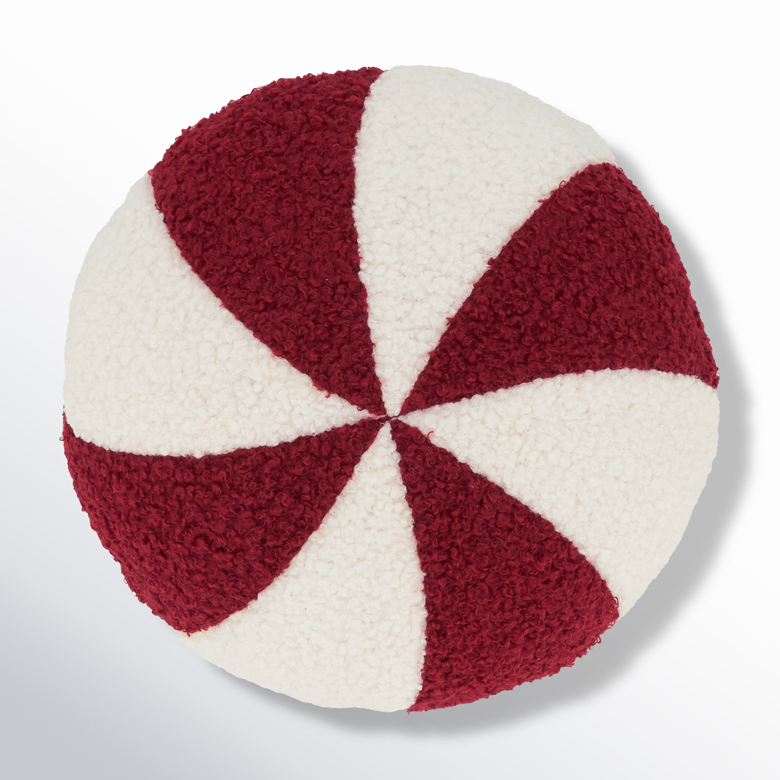 Saro Peppermint Polyester Throw Circle Pillow Cover & Insert & Reviews | Wayfair