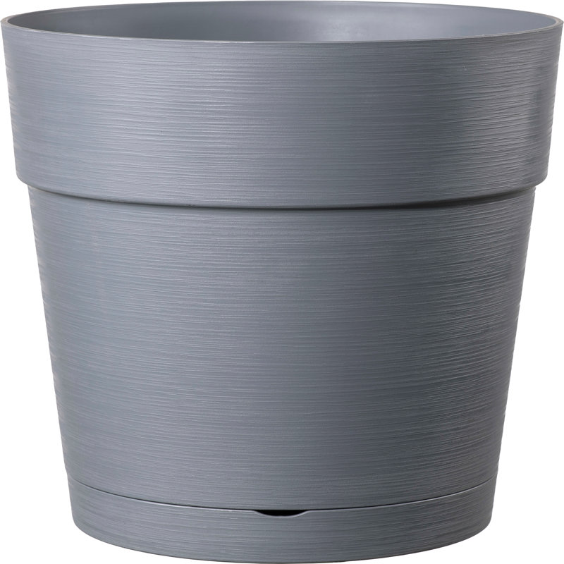 Save R Pot, Ash Grey, 22.2cm H x 24.3cm W x 24.3cm D, 2