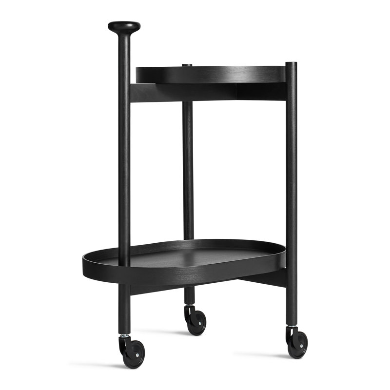 Chariot Posebar, Noir sur gris cendré