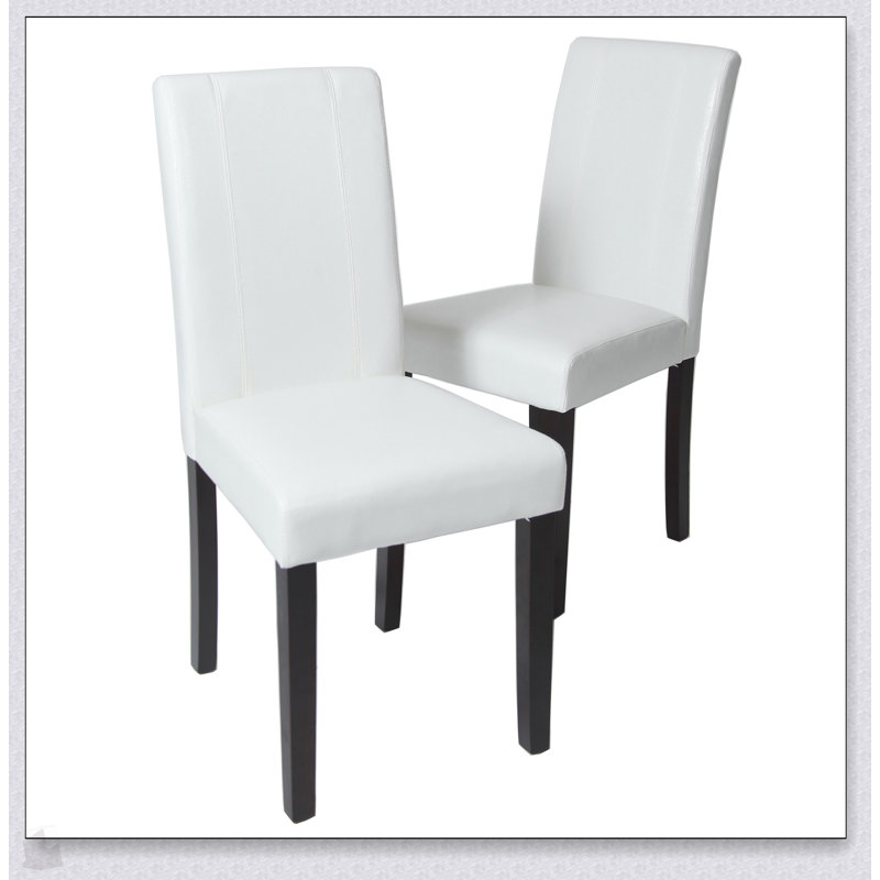 Ensemble de 2 chaises Parson rembourrées en similicuir Urban Style, Brun