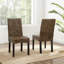Chaise d'appoint Dunblane Seagrass en brun foncé