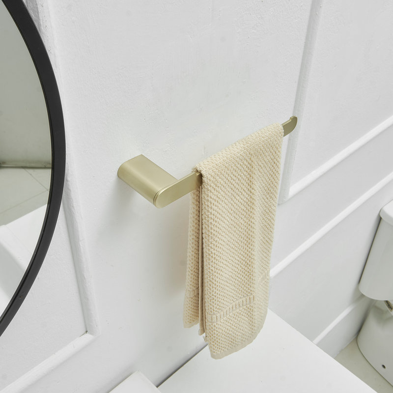 1 5 - Piece Bathroom Hardware Set, Brushed Gold