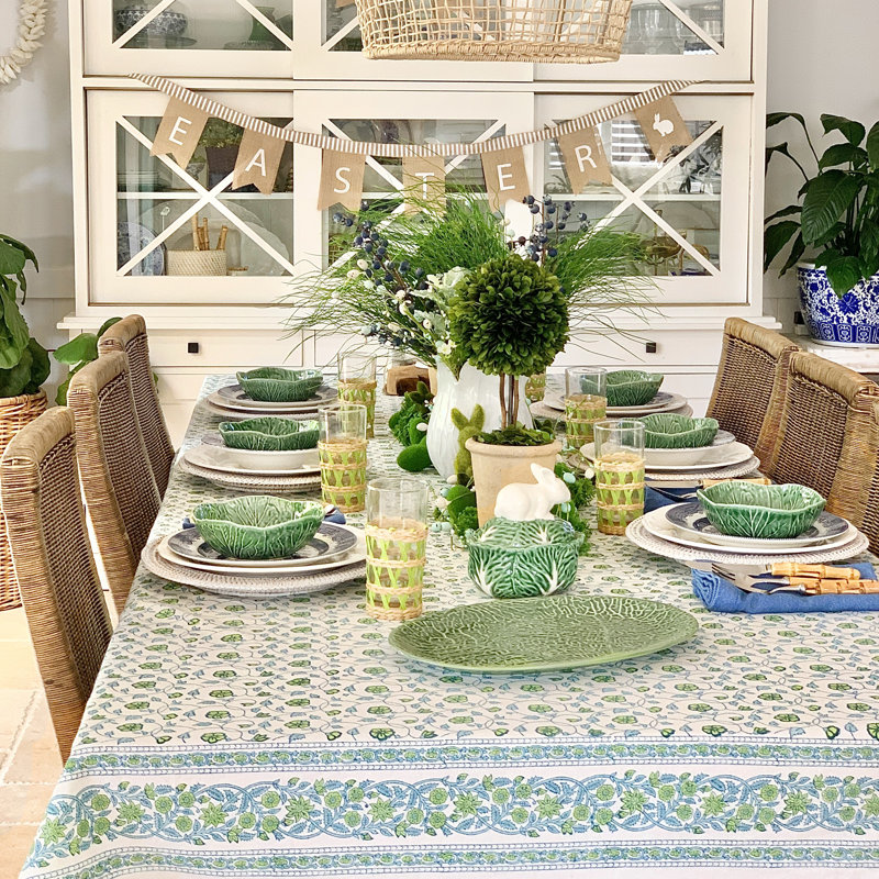 Square Tablecloth - Sea Breeze, 60" Square
