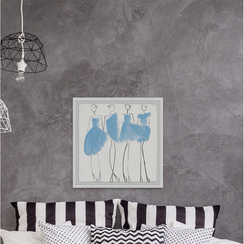 Glam Noir II by Marmont Hill - Single Picture Frame Painting, 41cm H x 41cm W x 3.81cm D
