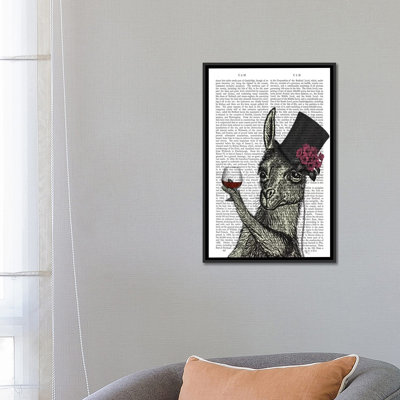 «Llama Lush II» par Fab Funky - impression d'art graphique