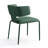 Plush Faux Leather Dining Chair With Padded Seat & Wingback Design - Modern Elegance For Office, Living Room And Kitchen-1104020400