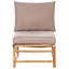 CERRETO Wood Outdoor Armless Lounge Chair-100842171