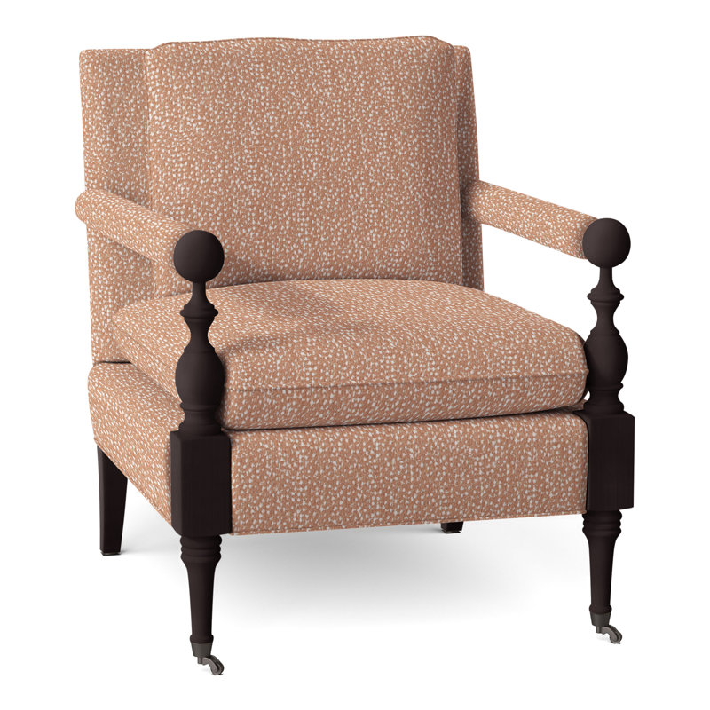 Fauteuil Leslie, Espresso, Neige 2018
