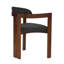 Fauteuil Antoneisha gris / brun