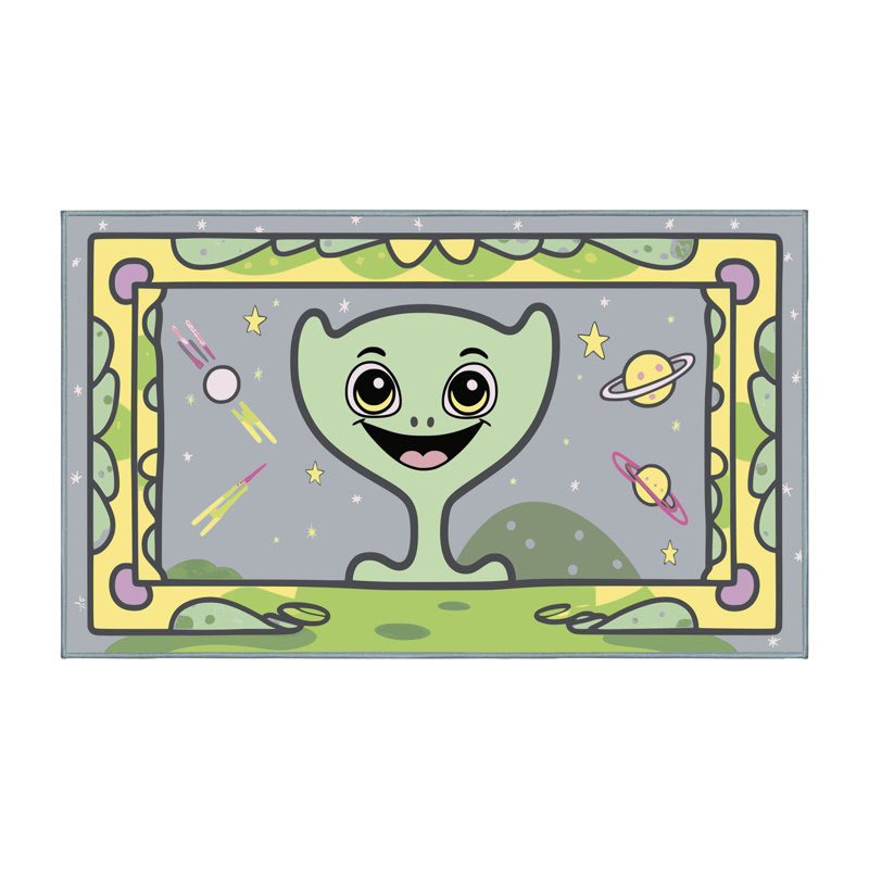 Tapis pour enfant Zoomie, Rectangle 7 pi x 9 pi