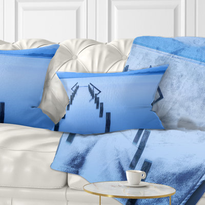 Wood Walk - Landscape Printed Throw Pillow