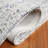 Ebony Hand Tufted Wool Cotton Pet Ikat Rug in Blue/Ivory-2106629490