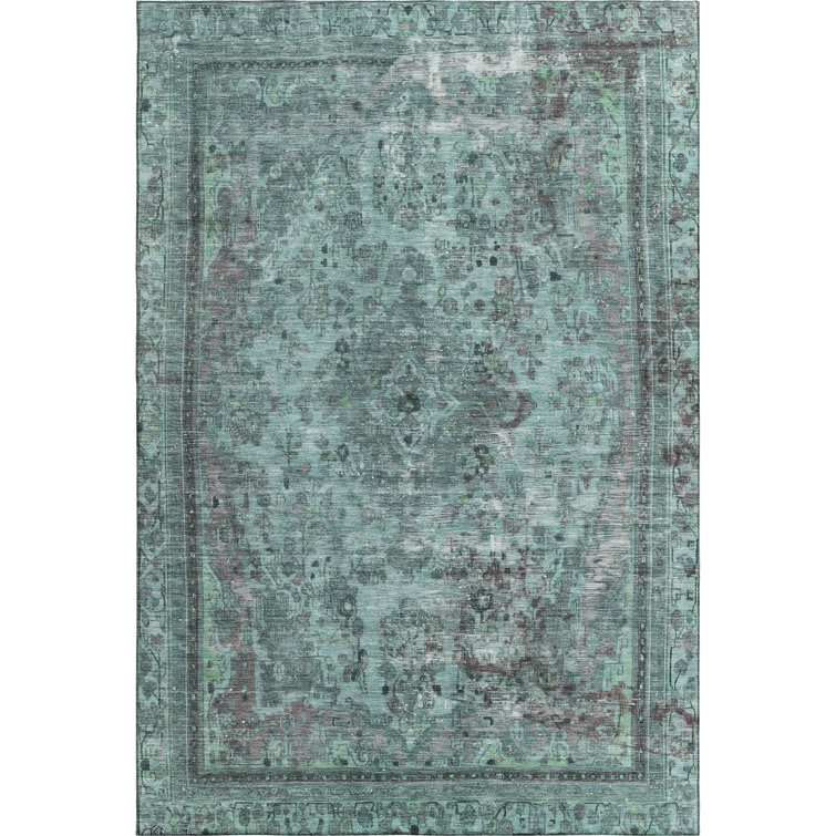Premium Machine Washable Lampkins AMF1646 Global Rug