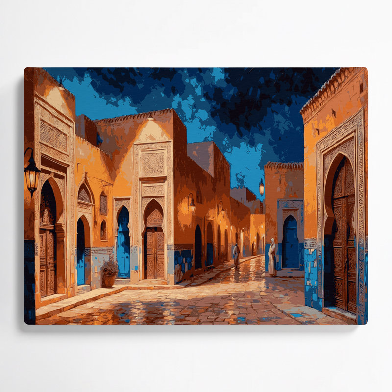 Art urbain, villes, Casablanca, Maroc, brun, H 11 po x l 14 po