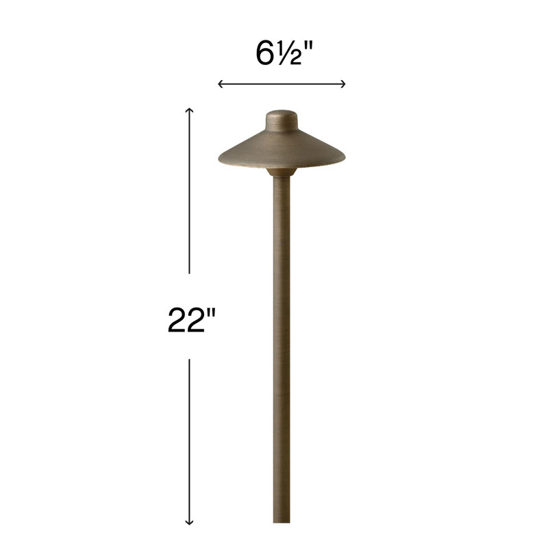 Hardy Island Brown Low Voltage Pathway Light