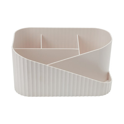 Breyon Plastic 5 Compartment Makeup Organiser