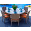 Ensemble de conversation en osier / rotin pour 15 personnes avec coussins Sunbrella Gordo-436049369