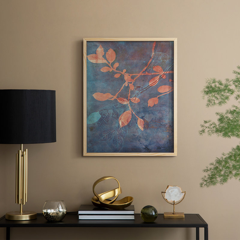 «Branching Out XVIII», reproduction encadrée - bois massif, H 30 po x l 24 po, Naturel