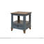 Table de bout 1 tiroir Toscana, bleu