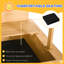 Bac à sable carré en bois massif avec couvercle Outsunny 41,75 po x 47,75 po-92914326